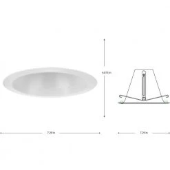 6 in. Satin White Recessed Open Trim for 6 in. Housing by Progress Lighting -Progress Lighting Shop progress lighting recessed lighting trims p806001 028 76 1000