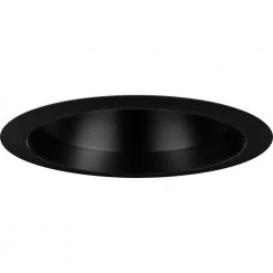 6 in. Black Recessed Open Trim for 6 in. Housing by Progress Lighting