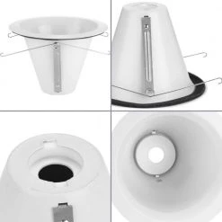 6 in. Satin White Recessed Open Shower Trim for 6 in. Housing by Progress Lighting -Progress Lighting Shop progress lighting recessed lighting trims p806003 028 1f 1000