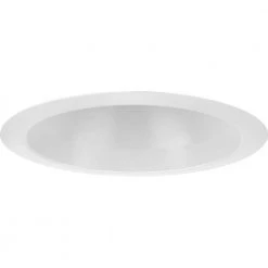 6 in. Satin White Recessed Open Shower Trim for 6 in. Housing by Progress Lighting