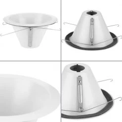 6 in. Satin White Recessed Open Trim for 6 in. Shallow Housing by Progress Lighting -Progress Lighting Shop progress lighting recessed lighting trims p806007 028 4f 1000