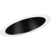 6 in. Black Recessed Sloped Ceiling Step Baffle Trim for 6 in. Housing by Progress Lighting -Progress Lighting Shop progress lighting recessed lighting trims p806008 031 64 1000