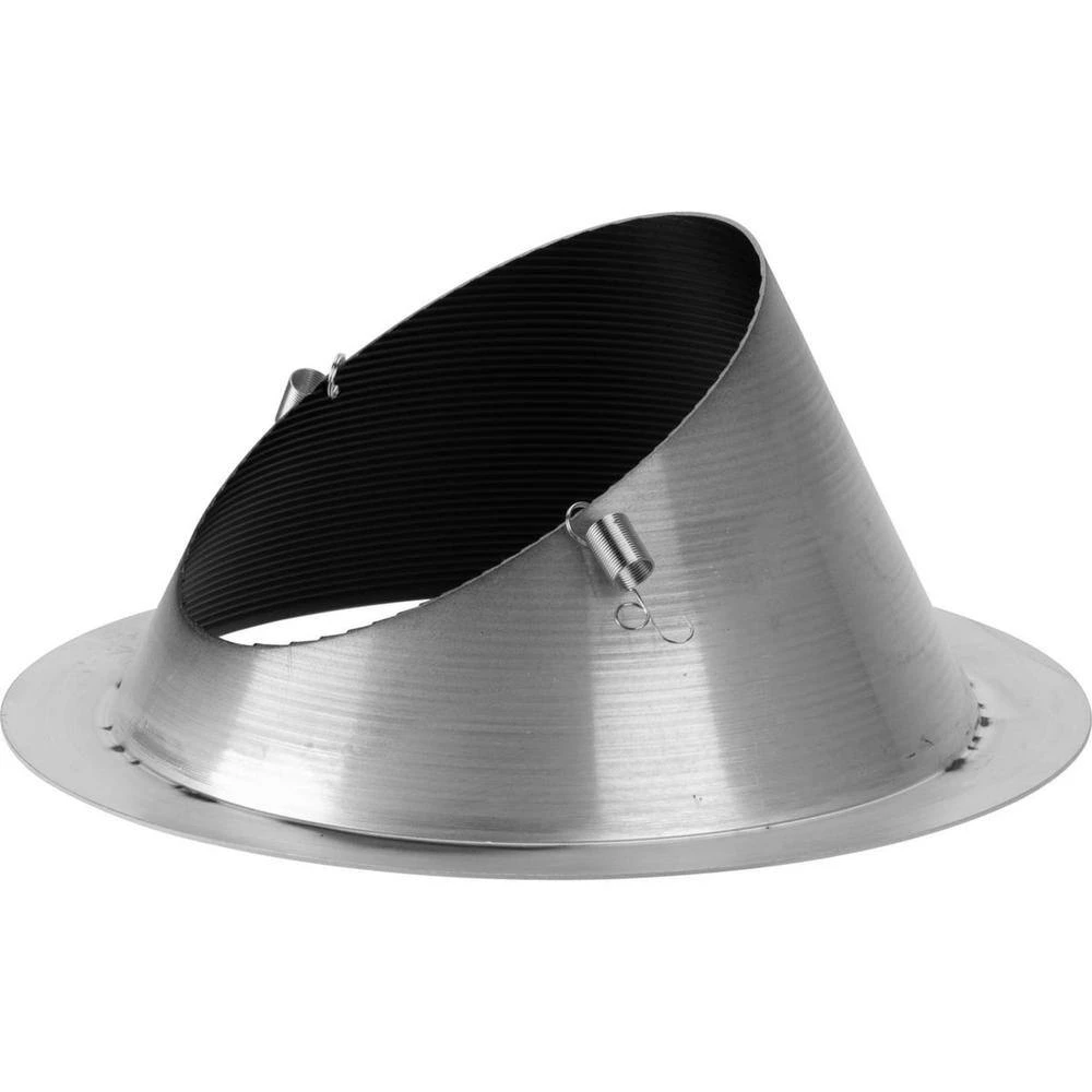 6 in. Black Recessed Sloped Ceiling Step Baffle Trim for 6 in. Housing by Progress Lighting 9 6 in. Black Recessed Sloped Ceiling Step Baffle Trim for 6 in. Housing by Progress Lighting - Image 7