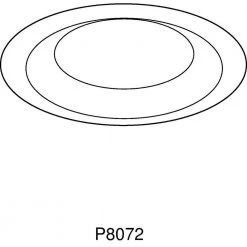 6 in. White Recessed Open Splay Trim by Progress Lighting -Progress Lighting Shop progress lighting recessed lighting trims p8072 28 76 1000