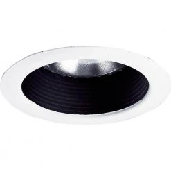 5 in. Black Recessed Step Baffle Trim by Progress Lighting