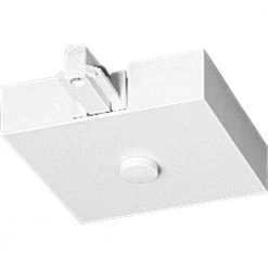 Alpha Trak White Track Lighting T-Bar End Feed Accessory by Progress Lighting