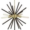 Thorpe Collection 5-Light Satin Brass Mid-Century Modern Chandelier Light by Progress Lighting -Progress Lighting Shop satin brass progress lighting chandeliers p400270 012 64 1000