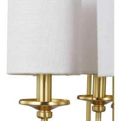 Bonita 4-Light Satin Brass Foyer Chandelier by Progress Lighting -Progress Lighting Shop satin brass progress lighting chandeliers p500285 012 4f 1000