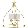 Bonita 4-Light Satin Brass Foyer Chandelier by Progress Lighting -Progress Lighting Shop satin brass progress lighting chandeliers p500285 012 64 1000