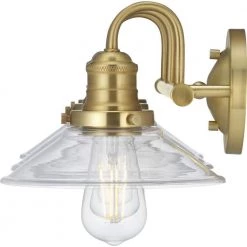 Roscrea 4.8 in. 3-Light Satin Brass Vanity Light with Clear Glass Shades by Progress Lighting 9 Roscrea 4.8 in. 3-Light Satin Brass Vanity Light with Clear Glass Shades by Progress Lighting -Progress Lighting Shop satin brass progress lighting vanity lighting p300353 012 4f 1000