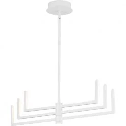 Pivot LED Collection 6-Light Satin White Frosted Glass LED Modern Chandelier Light by Progress Lighting 19 Pivot LED Collection 6-Light Satin White Frosted Glass LED Modern Chandelier Light by Progress Lighting -Progress Lighting Shop satin white progress lighting chandeliers p400260 028 30 4f 1000