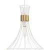 Lorin Collection 18 in. 1-Light Satin White Brushed Bronze Contemporary Pendant for Kitchen by Progress Lighting 1 Lorin Collection 18 in. 1-Light Satin White Brushed Bronze Contemporary Pendant for Kitchen by Progress Lighting -Progress Lighting Shop satin white progress lighting chandeliers p500365 028 64 1000