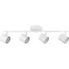 Kitson 4-Light Satin White Halogen Track Lighting Head by Progress Lighting -Progress Lighting Shop satin white progress lighting track lighting heads p900014 028 64 1000