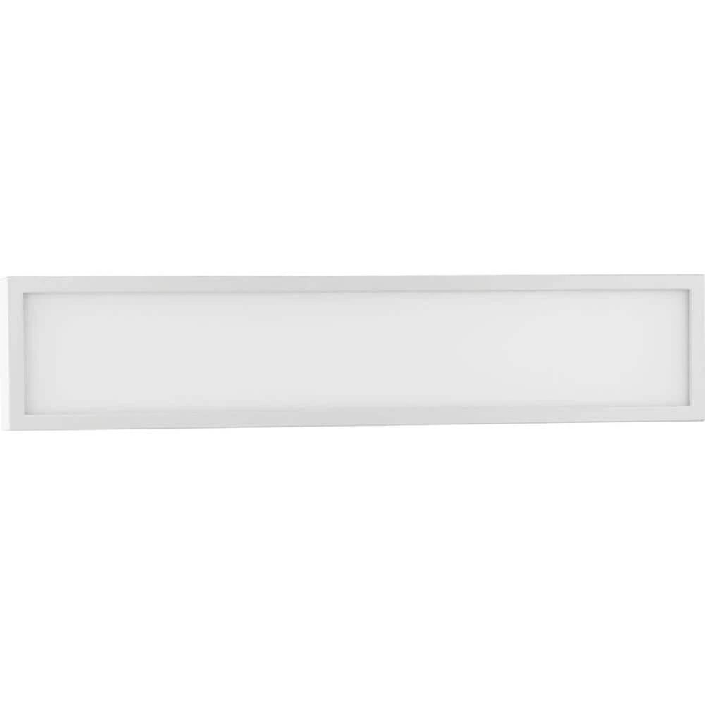 Everlume Collection 1-Light Satin White Frosted Glass LED Modern Bath Vanity Linear Panel Light by Progress Lighting 3 Everlume Collection 1-Light Satin White Frosted Glass LED Modern Bath Vanity Linear Panel Light by Progress Lighting