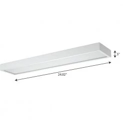 Everlume Collection 1-Light Satin White Frosted Glass LED Modern Bath Vanity Linear Panel Light by Progress Lighting 8 Everlume Collection 1-Light Satin White Frosted Glass LED Modern Bath Vanity Linear Panel Light by Progress Lighting -Progress Lighting Shop satin white progress lighting vanity lighting p300305 028 cs c3 1000
