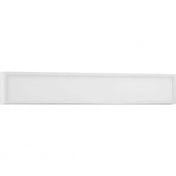 Everlume Collection 1-Light Satin White Modern Bath Vanity Linear Panel Light by Progress Lighting
