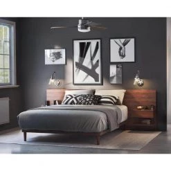 Trevina II 44 in. Integrated LED Brushed Nickel Ceiling Fan with Light by Progress Lighting 20 Trevina II 44 in. Integrated LED Brushed Nickel Ceiling Fan with Light by Progress Lighting -Progress Lighting Shop silver progress lighting ceiling fans with lights p2555 0930k c3 1000