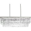 Glimmer Collection 4-Light Silver Ridge Luxe LinearChandelier Light by Progress Lighting -Progress Lighting Shop silver ridge progress lighting chandeliers p400101 134 64 1000
