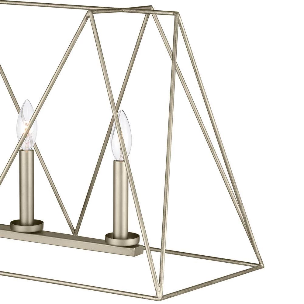 Ferncroft 5-Light Silver Ridge Chandelier with Antique Nickel Accents by Progress Lighting 10 Ferncroft 5-Light Silver Ridge Chandelier with Antique Nickel Accents by Progress Lighting - Image 8