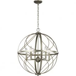 Brandywine 5-Light Silver Ridge Pendant by Progress Lighting -Progress Lighting Shop silver ridge progress lighting chandeliers p500287 134 fa 1000