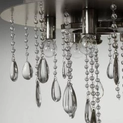 Anjoux Collection 5-Light Silver Ridge Flush Mount by Progress Lighting -Progress Lighting Shop silver ridge progress lighting flush mount lights p350096 134 a0 1000