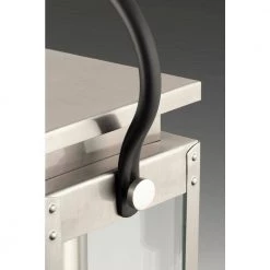 Union Square Collection 1-Light Stainless Steel Clear Flat Glass Farmhouse Outdoor Small Wall Lantern Light by Progress Lighting -Progress Lighting Shop stainless steel progress lighting outdoor sconces p560004 135 66 1000