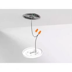 Intrinsic Collection 5-1/2" LED Slim Satin White Flush Mount Surface Mount Light 500 Lumens by Progress Lighting -Progress Lighting Shop steel progress lighting flush mount lights p810012 028 30 fa 1000