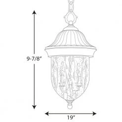 Coventry Collection 2-Light Textured Black Hammered Glass Traditional Outdoor Hanging Lantern Light by Progress Lighting -Progress Lighting Shop textured black progress lighting outdoor chandeliers p5529 31 76 1000