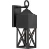 Birkdale 1-Light Textured Black Hardwired Outdoor Large Wall Lantern Sconce Dark Sky Farmhouse by Progress Lighting 2 Birkdale 1-Light Textured Black Hardwired Outdoor Large Wall Lantern Sconce Dark Sky Farmhouse by Progress Lighting -Progress Lighting Shop textured black progress lighting outdoor sconces p560316 031 64 1000