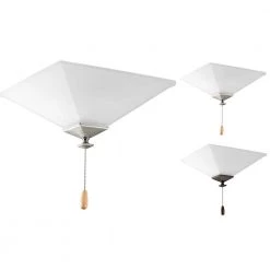 North Park Collection 2-Light Unfinished Ceiling Fan Light Kit by Progress Lighting