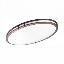 18 in. CTC COMM Collection 38 -Watt Urban Bronze Integrated LED Flush Mount by Progress Lighting