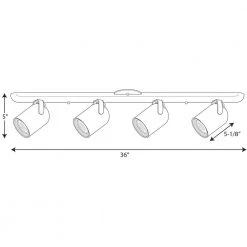 4-Light Urban Bronze Spotlight Fixture by Progress Lighting -Progress Lighting Shop urban bronze progress lighting track lighting kits p6162 174 31 1000