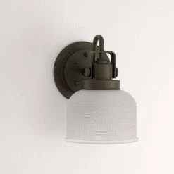 Archie Collection 1-Light Venetian Bronze Clear Double Prismatic Glass Coastal Bath Vanity Light by Progress Lighting 21 Archie Collection 1-Light Venetian Bronze Clear Double Prismatic Glass Coastal Bath Vanity Light by Progress Lighting -Progress Lighting Shop venetian bronze progress lighting wall sconces p2989 74 77 1000