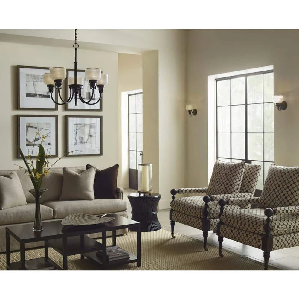 Archie Collection 1-Light Venetian Bronze Clear Double Prismatic Glass Coastal Bath Vanity Light by Progress Lighting 9 Archie Collection 1-Light Venetian Bronze Clear Double Prismatic Glass Coastal Bath Vanity Light by Progress Lighting - Image 7