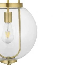 Mitchella 1-Light Vintage Brass Pendant with Clear Glass Globe Shade by Progress Lighting -Progress Lighting Shop vintage brass progress lighting chandeliers p500349 163 4f 1000