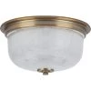 Archie 12-3/8 in. 2-Light Close-to-Ceiling by Progress Lighting 1 Archie 12-3/8 in. 2-Light Close-to-Ceiling by Progress Lighting -Progress Lighting Shop vintage brass progress lighting flush mount lights p3740 163 64 1000