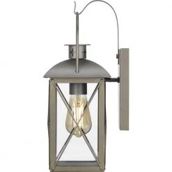 Woodcliff 1-Light 15 in. Weathered Brass Outdoor Wall Lantern with Clear Glass by Progress Lighting -Progress Lighting Shop weathered brass progress lighting outdoor sconces p560145 173 4f 1000
