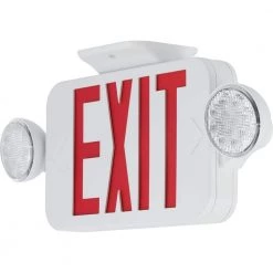120-Volt White Integrated LED Exit Sign by Progress Lighting