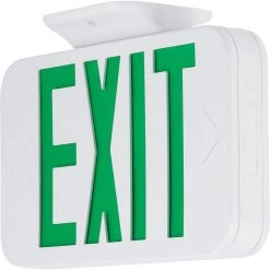 120-Volt White Integrated LED Exit Sign by Progress Lighting