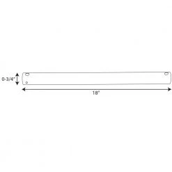 AirPro 18 in. White Extension Downrod by Progress Lighting -Progress Lighting Shop white progress lighting ceiling fan downrods p2604 30 31 1000