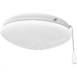 Fan Light Kits Collection 2-Light White Ceiling Fan Light Kit by Progress Lighting