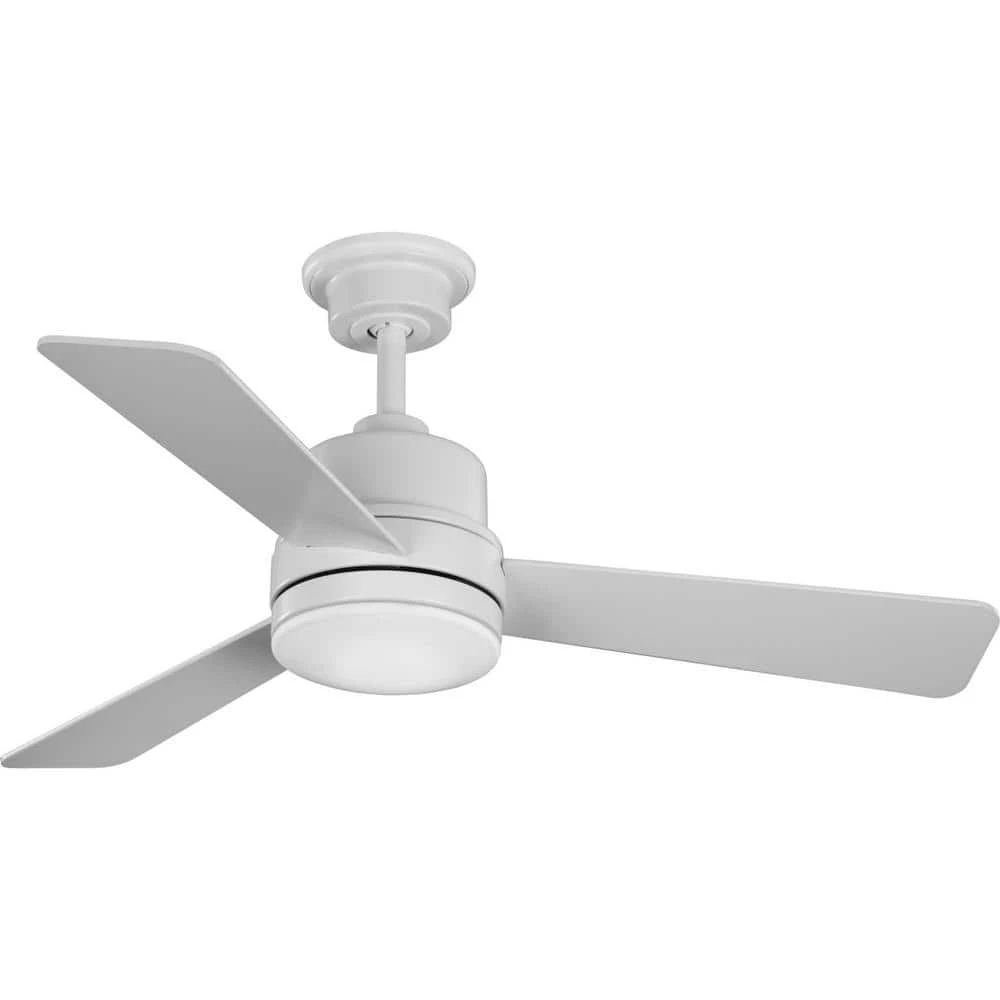 Trevina II 44 in. Integrated LED White Ceiling Fan with Light by Progress Lighting 3 Trevina II 44 in. Integrated LED White Ceiling Fan with Light by Progress Lighting