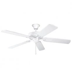 AirPro Builder 52 in. Indoor White Coastal Ceiling Fan by Progress Lighting