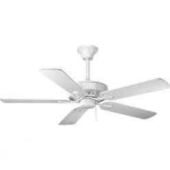 AirPro Performance 52 in. Indoor White Coastal Ceiling Fan by Progress Lighting 16 AirPro Performance 52 in. Indoor White Coastal Ceiling Fan by Progress Lighting -Progress Lighting Shop white progress lighting ceiling fans without lights p2503 30w a0 1000