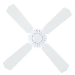 AirPro Hugger 42 in. Indoor White Ceiling Fan by Progress Lighting -Progress Lighting Shop white progress lighting ceiling fans without lights p2524 30 1d 1000
