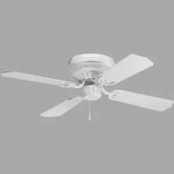 AirPro Hugger 42 in. Indoor White Ceiling Fan by Progress Lighting