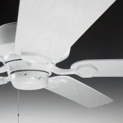 Lakehurst 60 in. Indoor/Outdoor White Ceiling Fan by Progress Lighting -Progress Lighting Shop white progress lighting ceiling fans without lights p2562 30 4f 1000