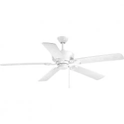 Lakehurst 60 in. Indoor/Outdoor White Ceiling Fan by Progress Lighting