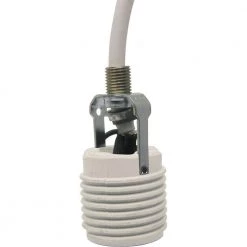 White Lighting Accessory-Cord Extender by Progress Lighting