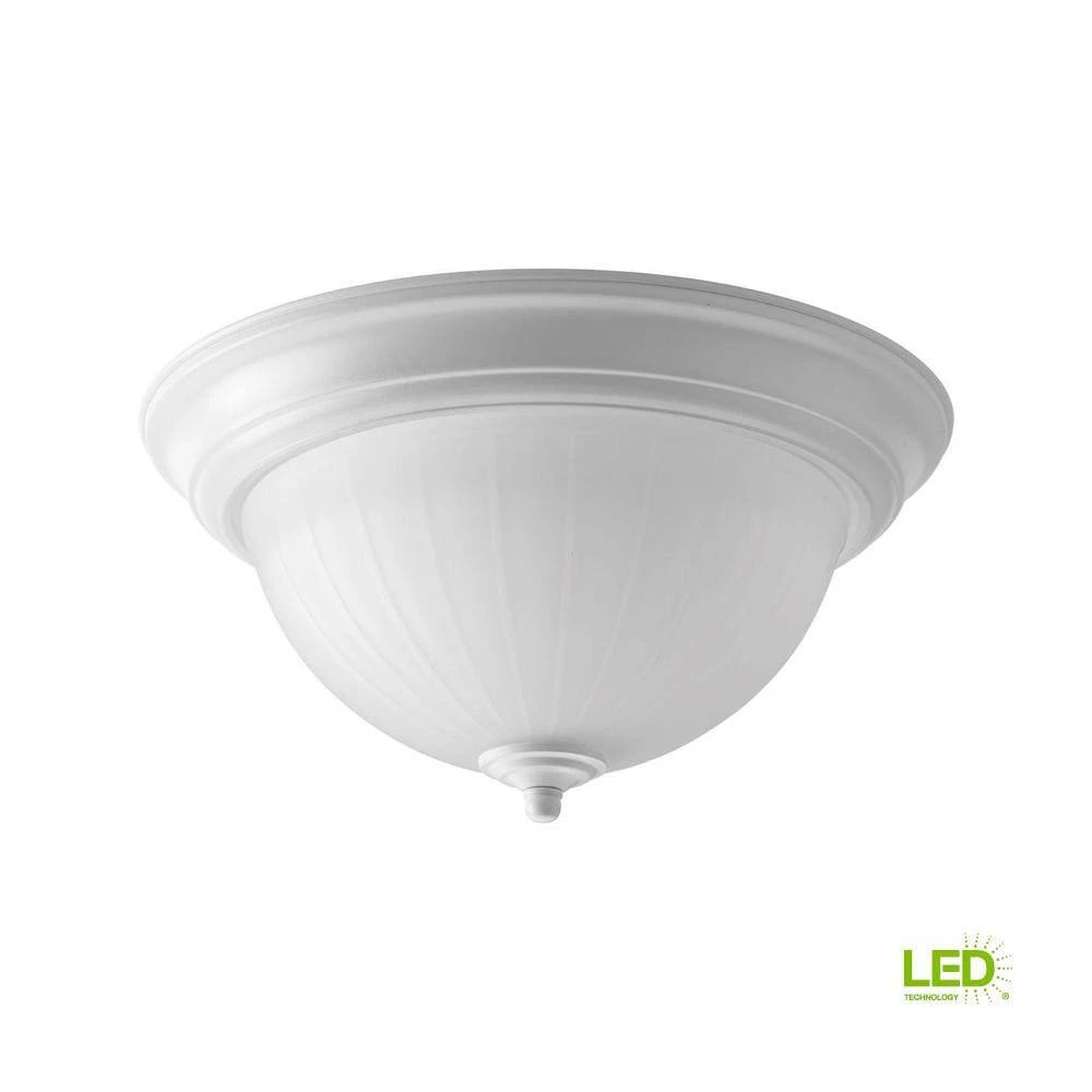 11.375 in. 1-Light White Integrated LED Flush Mount by Progress Lighting 5 11.375 in. 1-Light White Integrated LED Flush Mount by Progress Lighting - Image 3